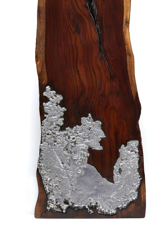 Molten Aluminium on Wood 02