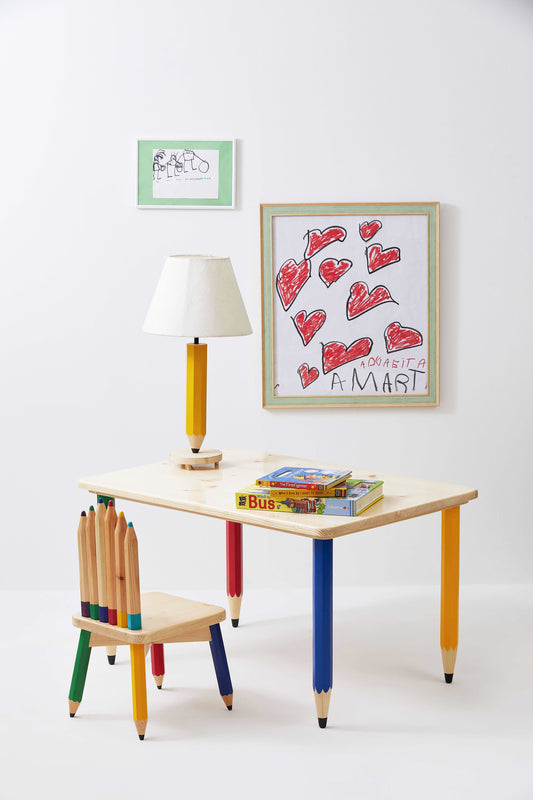 studio metallurgy home pencil table