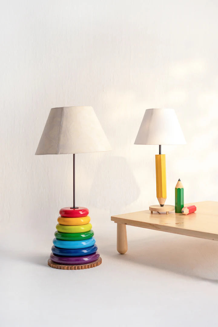 The Rainbow Stacker Lamp