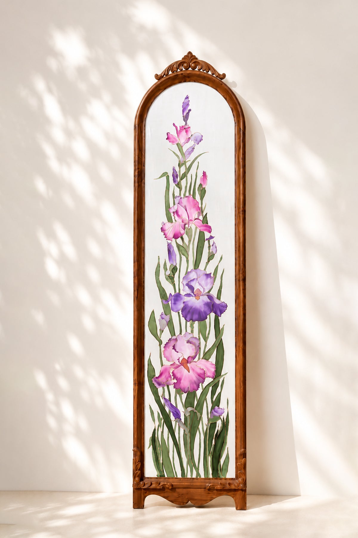 Silk Screens in Teak Wood