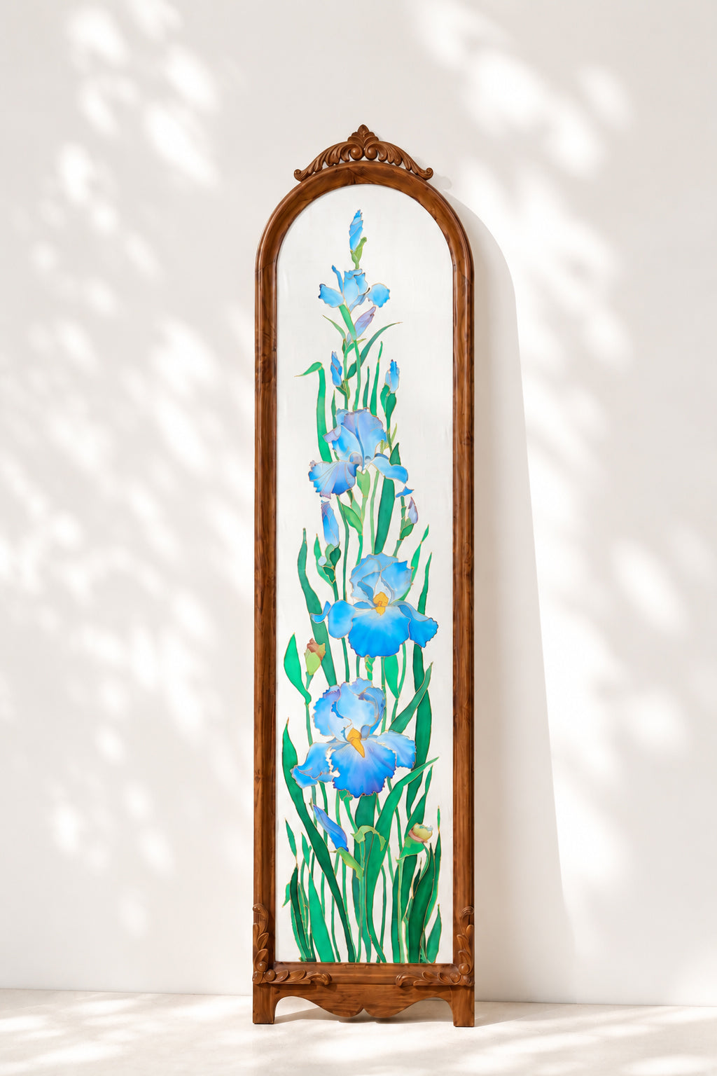 Silk Screens in Teak Wood